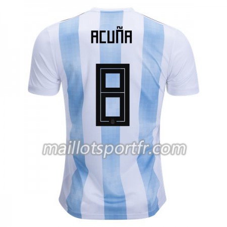 Maillot de Foot Argentine Acuna 8 Domicile Coupe du monde 2018 Maillot de Foot Argentine Acuna 8 Domicile Coupe du monde 2018